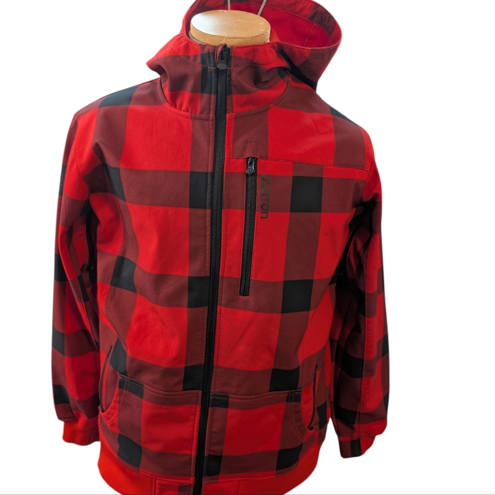 Burton Buffalo Plaid Snowboard Jacket ...Size Medium